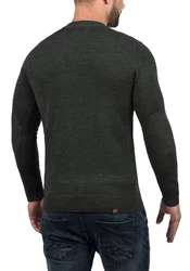 Blend Strickpullover Lasse 20703348ME Dunkelgrau/Grau/Dunkelgrün/Schwarz