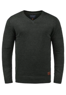 Blend Strickpullover Lasse 20703348ME Dunkelgrau/Grau/Dunkelgrün/Schwarz