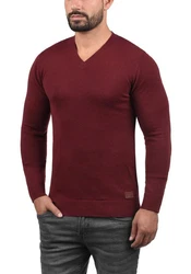 Blend Strickpullover Lasse 20703348ME Dunkelrot/Bordeaux/Rot