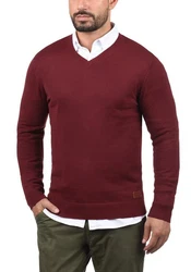 Blend Strickpullover Lasse 20703348ME Dunkelrot/Bordeaux/Rot