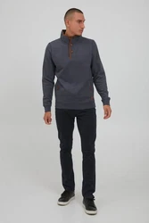 Blend Sweatshirt Style BHAchilias Dunkelblau/Dunkelgrau/Grau/Hellgrau