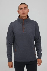 Blend Sweatshirt Style BHAchilias Dunkelblau/Dunkelgrau/Grau/Hellgrau