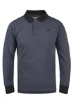 Blend Langarm-Poloshirt BHRalle Dunkelblau/Blau/Grau