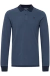 Blend Langarm-Poloshirt BHRalle Dunkelblau/Lila/Blau/Grau