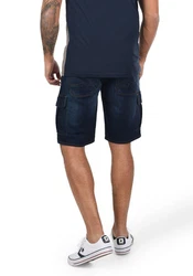 Blend Jeansshorts Style BHJacko Dunkelblau/Blau