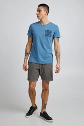 Blend Sweatshorts Style BHTimo Khaki/Dunkelgrau/Grau/Hellgrau