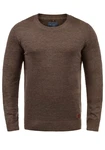 BLEND Strickpullover Lars 20703347ME Khaki/Braun/Dunkelbraun/Rot