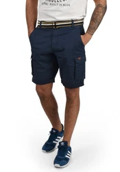 Blend Herren Cargo Shorts Bermuda Kurze Hose Brian Dunkelblau/Blau