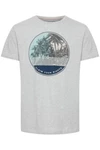 Blend T-Shirt Style BHTee Blau/Grau/Dunkelgrau/Hellgrau