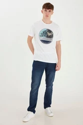 Blend T-Shirt Style BHTee Weiß/Creme/Dunkelblau/Dunkelgrau/Blau/Grau