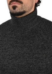 Blend Rollkragenpullover BHCarrizo Dunkelgrau/Schwarz/Grau/Dunkelblau