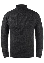 Blend Rollkragenpullover BHCarrizo Dunkelgrau/Schwarz/Grau/Dunkelblau
