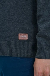 BLEND Cardigan BHLennard Dunkelgrau/Grau/Schwarz/Hellblau
