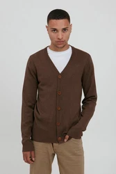 BLEND Cardigan BHLennard Braun/Dunkelbraun