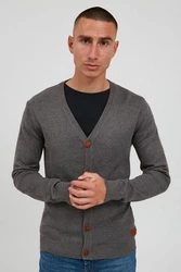 BLEND Cardigan BHLennard Dunkelgrau/Grau/Hellgrau/Hellblau