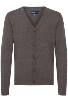 BLEND Cardigan BHLennard Dunkelgrau/Grau/Hellgrau/Hellblau