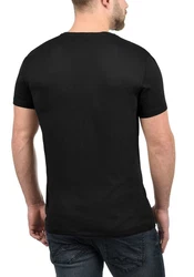 Blend Rundhalsshirt BLEND BHDoppler Schwarz/Dunkelgrau/Orange/Rot