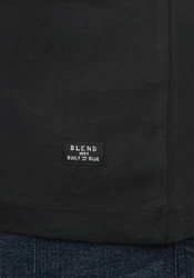 Blend Rundhalsshirt BLEND BHDoppler Schwarz/Dunkelgrau/Orange/Rot
