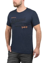 Blend Rundhalsshirt BLEND BHDoppler Dunkelblau/Rot