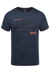 Blend Rundhalsshirt BLEND BHDoppler Dunkelblau/Rot