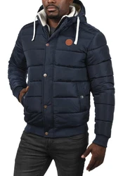 Blend Herren Winterjacke Frederico Hellblau/Dunkelblau