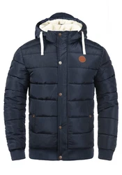 Blend Herren Winterjacke Frederico Hellblau/Dunkelblau