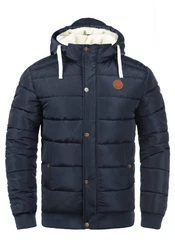 Blend Herren Winterjacke Frederico Hellblau/Dunkelblau