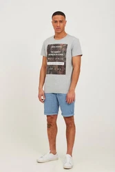 Blend Chinoshorts Style BHGriggs Hellblau/Dunkelblau/Blau/Grau
