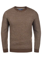 Blend Strickpullover BHCalisto Braun/Khaki/Dunkelbraun/Grau