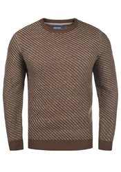 Blend Strickpullover BHCalisto Braun/Khaki/Dunkelbraun/Grau
