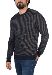 Blend Strickpullover BHCalisto Dunkelblau/Blau