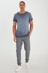 Blend Rundhalsshirt BLEND BHMino Grau/Hellblau/Dunkelblau/Hellgrau