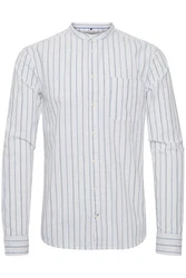 Blend Langarmhemd BHShirt Grau/Dunkelblau/Weiß/Dunkelgrau
