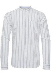 Blend Langarmhemd BHShirt Grau/Dunkelblau/Weiß/Dunkelgrau