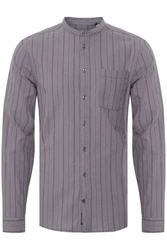 Blend Langarmhemd BHShirt Lila/Grau/Fliederfarben/Hellgrau