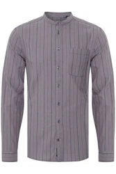 Blend Langarmhemd BHShirt Lila/Grau/Fliederfarben/Hellgrau