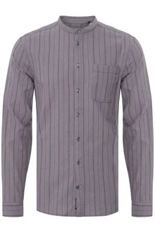 Blend Langarmhemd BHShirt Lila/Grau/Fliederfarben/Hellgrau