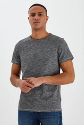 Blend T-Shirt BLEND BHMuddy Dunkelgrau/Hellgrau/Grau