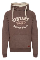 Blend Alejandro Herren Kapuzenpullover Hoodie Pullover Mit Kapuze Cross-Over-Kragen (70818) 