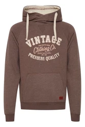 Blend Alejandro Herren Kapuzenpullover Hoodie Pullover Mit Kapuze Cross-Over-Kragen (70818) 