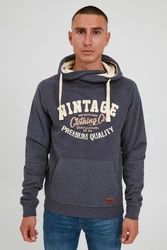 Blend Alejandro Herren Kapuzenpullover Hoodie Pullover Mit Kapuze Cross-Over-Kragen (70818) 