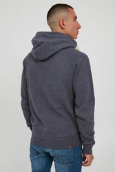 Blend Alejandro Herren Kapuzenpullover Hoodie Pullover Mit Kapuze Cross-Over-Kragen (70818) 