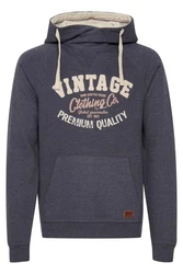 Blend Alejandro Herren Kapuzenpullover Hoodie Pullover Mit Kapuze Cross-Over-Kragen (70818) 