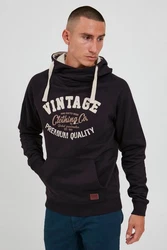 Blend Alejandro Herren Kapuzenpullover Hoodie Pullover Mit Kapuze Cross-Over-Kragen (70818) 