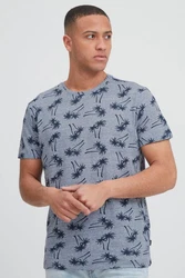 Blend T-Shirt BLEND BHTee Blau/Grau/Dunkelgrau/Hellblau