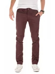 WOTEGA Chino Pants Allen Herren Slim Fit Dunkelrot/Bordeaux/Braun/Rot