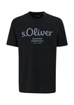 s.Oliver Herren T-Shirt 2139909 Silber/Schwarz/Grau