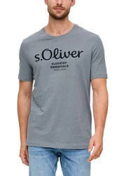 s.Oliver Herren T-Shirt 2139909 Red/Blue (1234567890123)