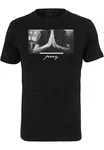 MisterTee Kurzarmshirt Ladies Pray Tee Schwarz/Grau/Lila