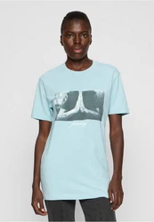 MisterTee Kurzarmshirt Ladies Pray Tee Hellblau/Blau